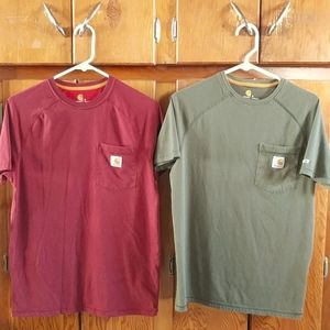 Set of 2 Carhartt Force T-shirts men's small